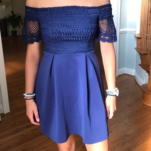 Off the shoulder dress